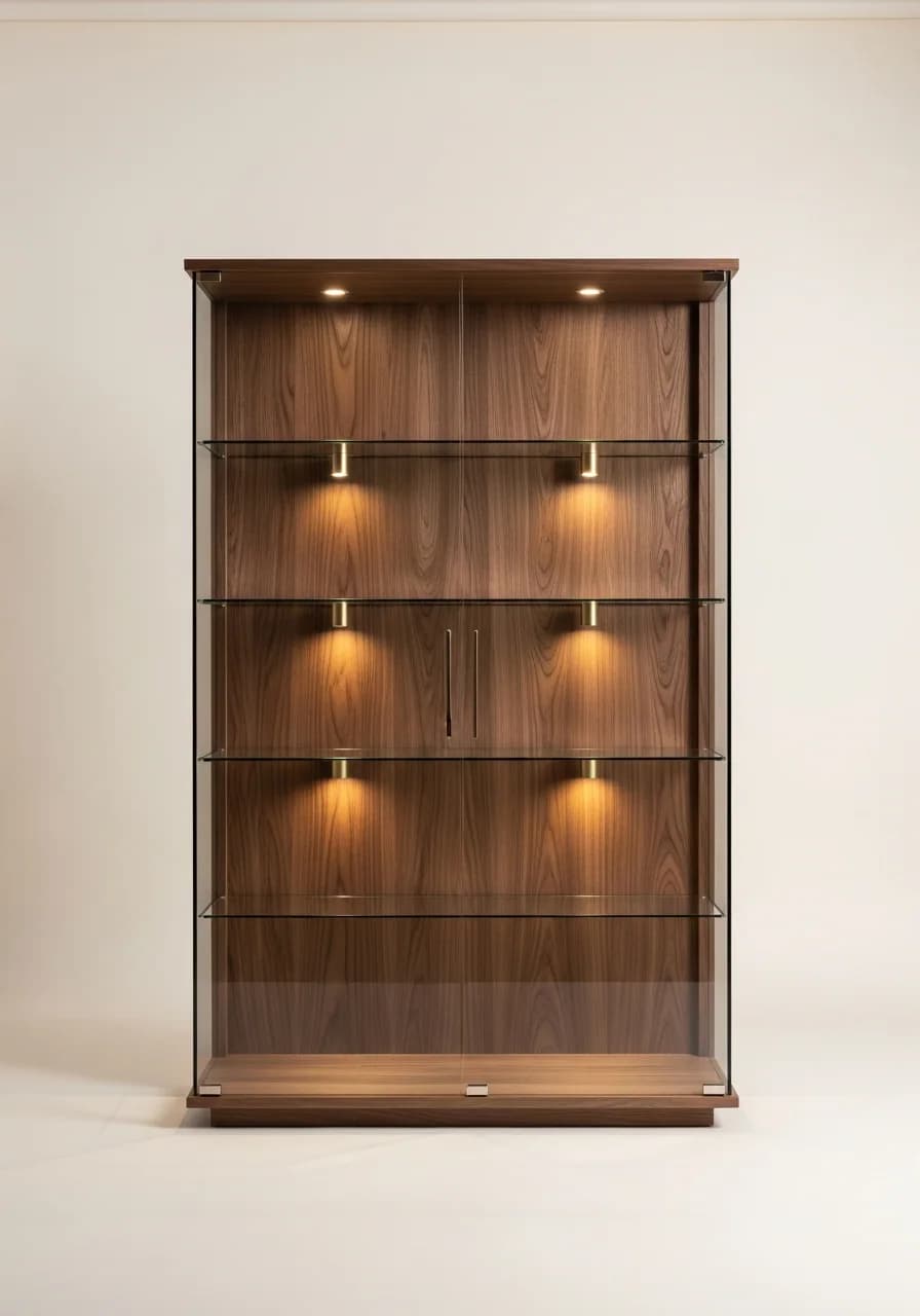 Nussbaum Vitrine Bild 1