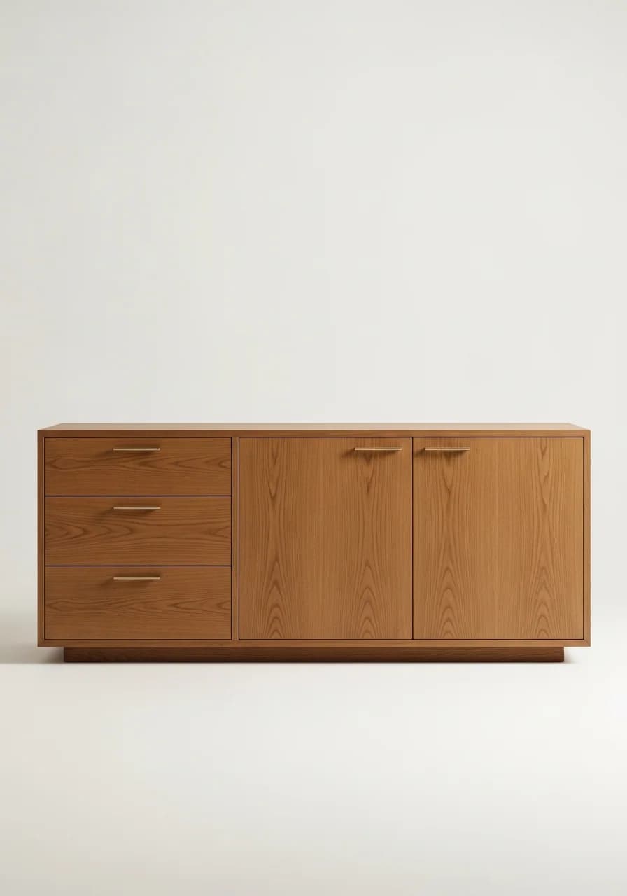 Eiche Sideboard frontal